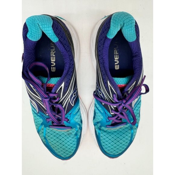 Saucony Women's Ride 9 Athletic Running Sneakers Gym Size 10.5 Multicolor - Picture 9 of 12